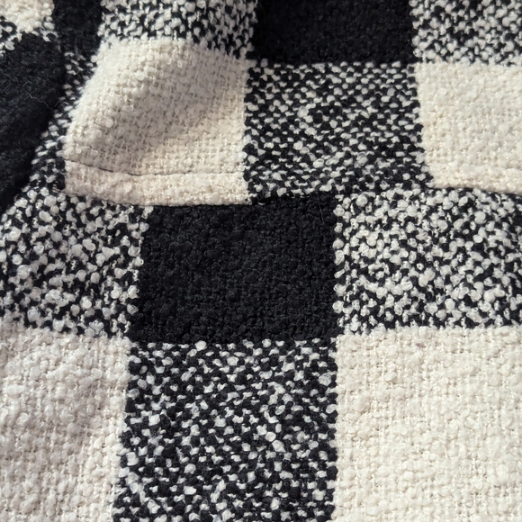 Forever 21 Boucle Check Plaid Toggle Coat - Picture 16 of 16